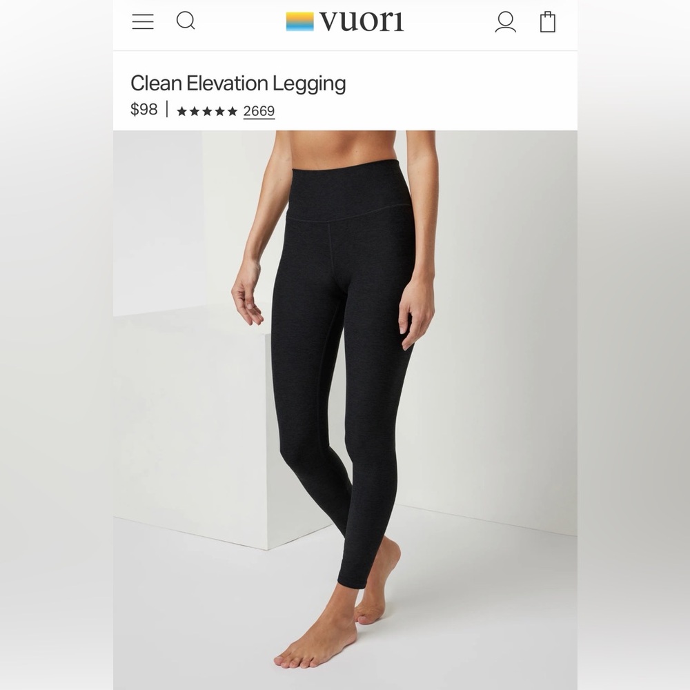 Vuori Women's Clean Elevation Leggings